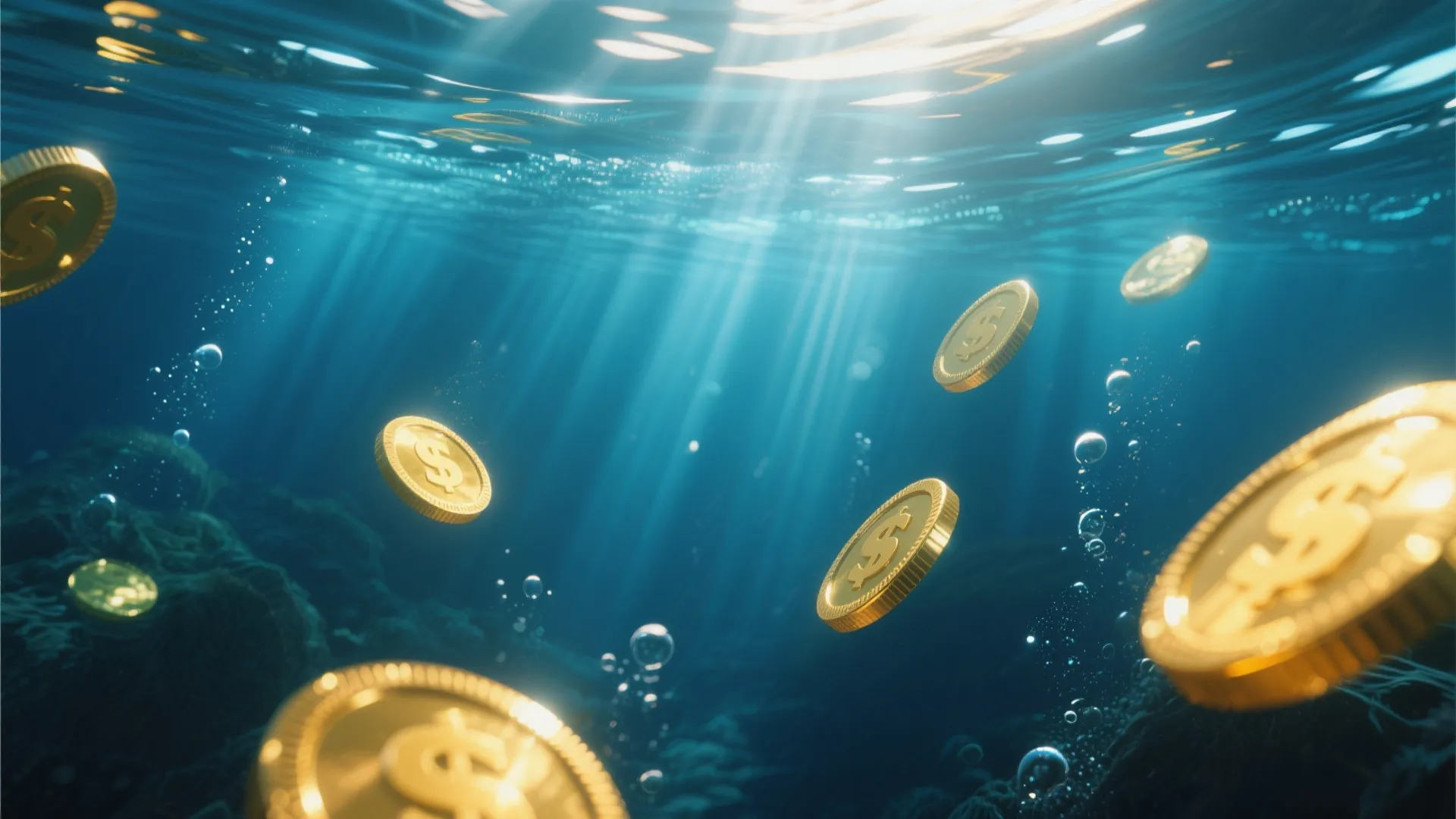 Deep sea background